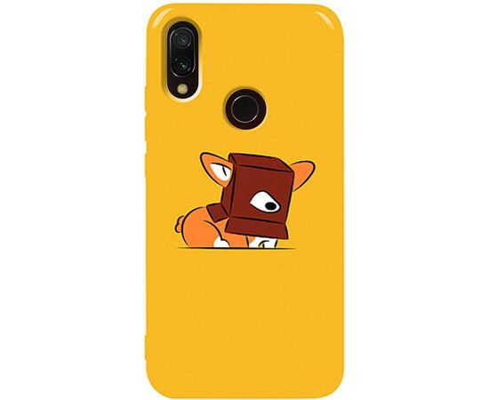 Купить Чехол-накладка TOTO Pure TPU 2mm Print Case Xiaomi Redmi 7 #31 Korgi Yellow, фото , характеристики, отзывы