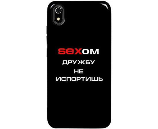 Придбати Чехол-накладка TOTO Pure TPU 2mm Print Case Xiaomi Redmi 7A #22 Sex Black, image , характеристики, відгуки