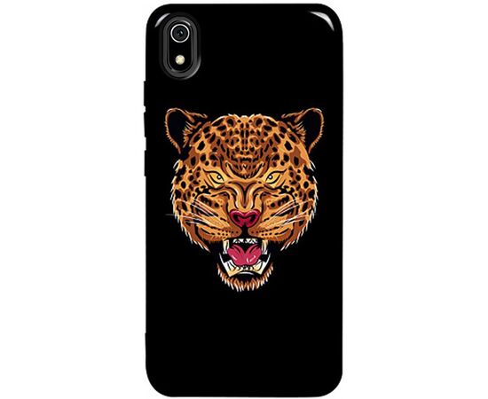 Придбати Чехол-накладка TOTO Pure TPU 2mm Print Case Xiaomi Redmi 7A #27 Leopard Black, image , характеристики, відгуки