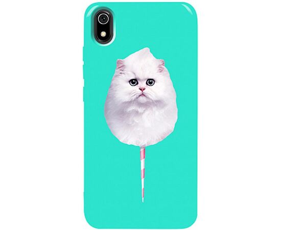 Придбати Чехол-накладка TOTO Pure TPU 2mm Print Case Xiaomi Redmi 7A #9 Cat Candy Mint, image , характеристики, відгуки