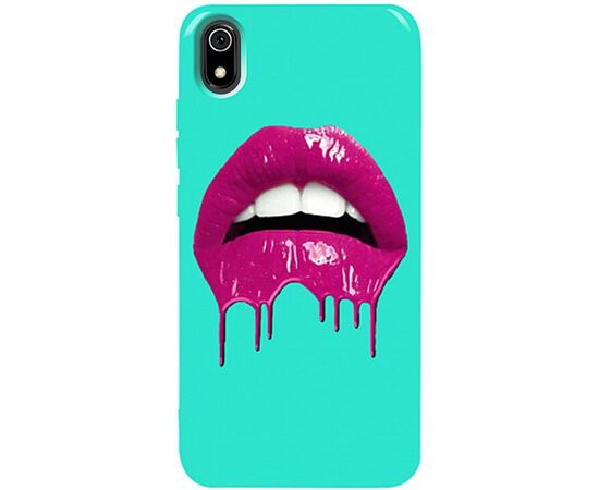 Придбати Чехол-накладка TOTO Pure TPU 2mm Print Case Xiaomi Redmi 7A #32 Lips Mint, image , характеристики, відгуки