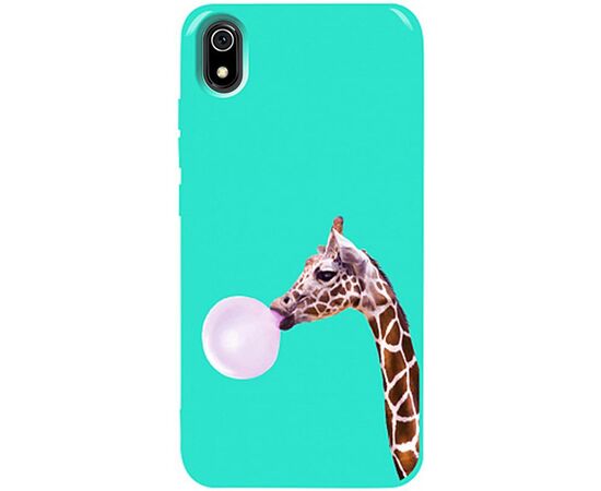 Придбати Чехол-накладка TOTO Pure TPU 2mm Print Case Xiaomi Redmi 7A #37 Giraff Gum Mint, image , характеристики, відгуки