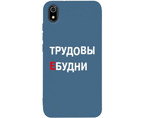 Придбати Чехол-накладка TOTO Matt TPU 2mm Print Case Xiaomi Redmi 7A #78 Budni Navy Blue, image , характеристики, відгуки