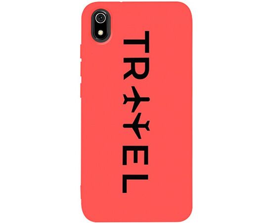 Придбати Чехол-накладка TOTO Matt TPU 2mm Print Case Xiaomi Redmi 7A #45 Travel Orange, image , характеристики, відгуки