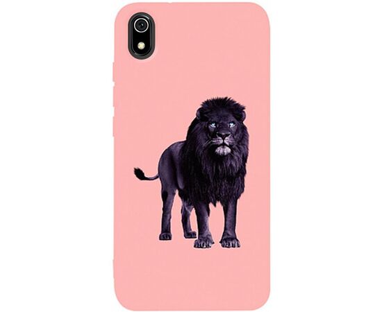 Придбати Чехол-накладка TOTO Matt TPU 2mm Print Case Xiaomi Redmi 7A #36 Blacklion Pink, image , характеристики, відгуки