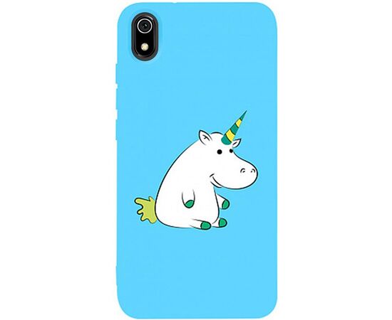 Придбати Чехол-накладка TOTO Matt TPU 2mm Print Case Xiaomi Redmi 7A #1 Unicorn Circle Sky Blue, image , характеристики, відгуки