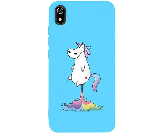 Придбати Чехол-накладка TOTO Matt TPU 2mm Print Case Xiaomi Redmi 7A #30 Unicorn Puk Sky Blue, image , характеристики, відгуки