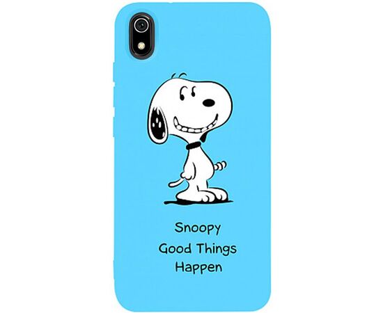 Придбати Чехол-накладка TOTO Matt TPU 2mm Print Case Xiaomi Redmi 7A #64 Snoopy Sky Blue, image , характеристики, відгуки