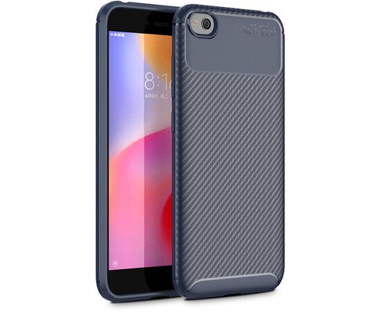 Придбати Чехол-накладка TOTO TPU Carbon Fiber 1,5mm Case Xiaomi Redmi Go Dark Blue, image , характеристики, відгуки