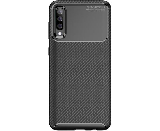 Придбати Чехол-накладка TOTO TPU Carbon Fiber 1,5mm Case Samsung Galaxy A70 Black, image , зображення 5, характеристики, відгуки