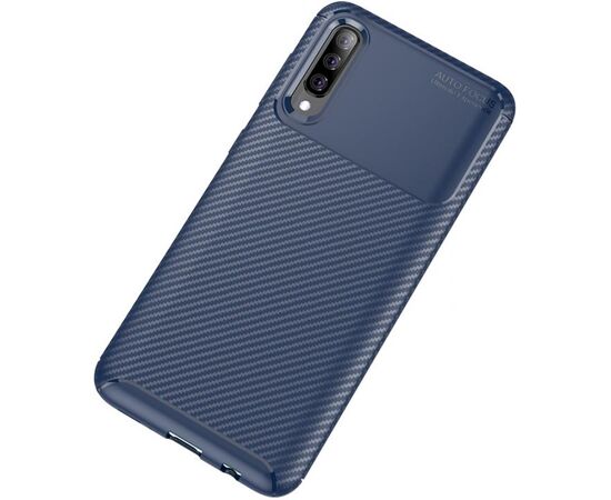 Придбати Чехол-накладка TOTO TPU Carbon Fiber 1,5mm Case Samsung Galaxy A70 Dark Blue, image , зображення 2, характеристики, відгуки