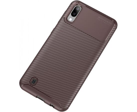 Купить Чехол-накладка TOTO TPU Carbon Fiber 1,5mm Case Samsung Galaxy M10 Coffee, фото , изображение 2, характеристики, отзывы