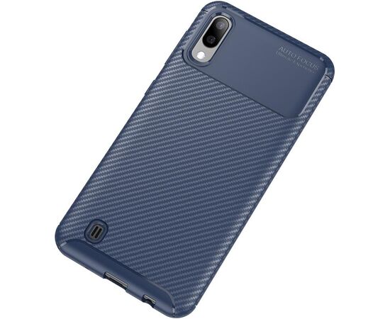 Придбати Чехол-накладка TOTO TPU Carbon Fiber 1,5mm Case Samsung Galaxy M10 Dark Blue, image , зображення 2, характеристики, відгуки