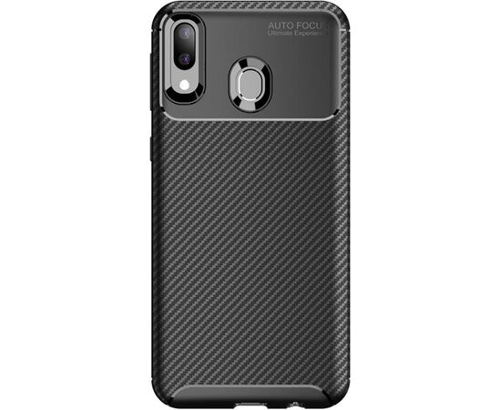 Придбати Чехол-накладка TOTO TPU Carbon Fiber 1,5mm Case Samsung Galaxy M20 Black, image , зображення 5, характеристики, відгуки