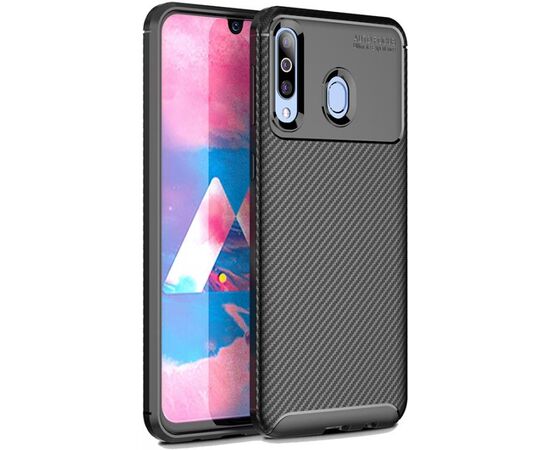 Купить Чехол-накладка TOTO TPU Carbon Fiber 1,5mm Case Samsung Galaxy A40s/M30 Black, фото , изображение 2, характеристики, отзывы