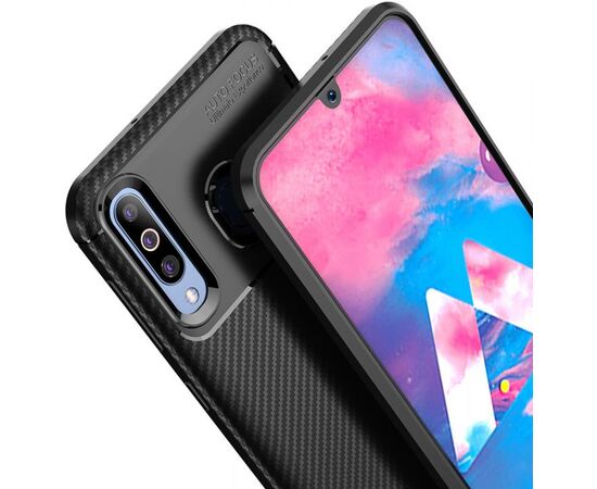 Купить Чехол-накладка TOTO TPU Carbon Fiber 1,5mm Case Samsung Galaxy A40s/M30 Black, фото , изображение 6, характеристики, отзывы