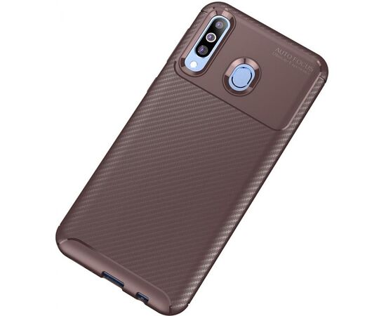 Купить Чехол-накладка TOTO TPU Carbon Fiber 1,5mm Case Samsung Galaxy A40s/M30 Coffee, фото , изображение 2, характеристики, отзывы