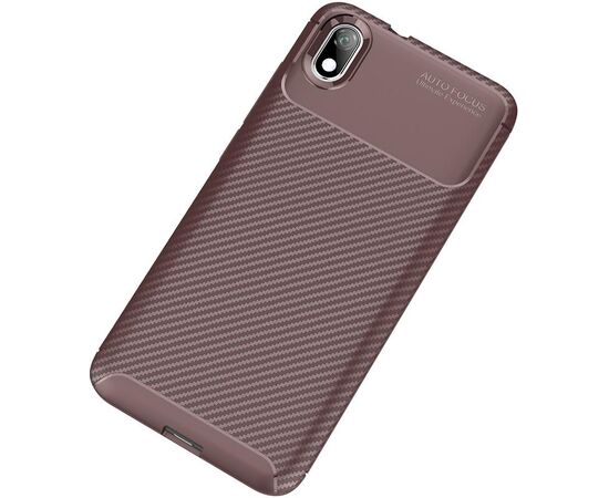 Придбати Чехол-накладка TOTO TPU Carbon Fiber 1,5mm Case Xiaomi Redmi 7A Coffee, image , зображення 2, характеристики, відгуки