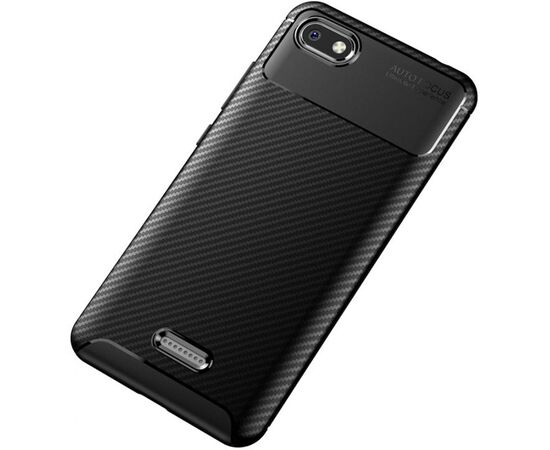 Придбати Чехол-накладка TOTO TPU Carbon Fiber 1,5mm Case Xiaomi Redmi 6A Black, image , зображення 3, характеристики, відгуки