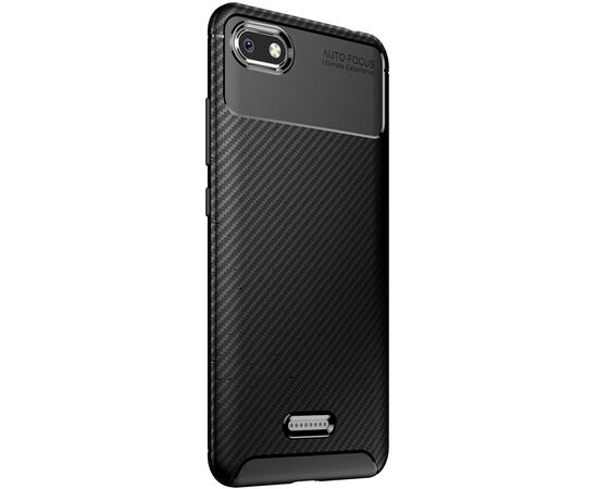 Придбати Чехол-накладка TOTO TPU Carbon Fiber 1,5mm Case Xiaomi Redmi 6A Black, image , зображення 4, характеристики, відгуки