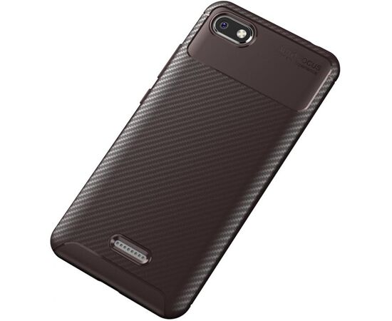 Придбати Чехол-накладка TOTO TPU Carbon Fiber 1,5mm Case Xiaomi Redmi 6A Coffee, image , зображення 2, характеристики, відгуки