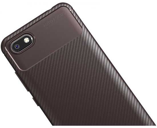 Придбати Чехол-накладка TOTO TPU Carbon Fiber 1,5mm Case Xiaomi Redmi 6A Coffee, image , зображення 4, характеристики, відгуки