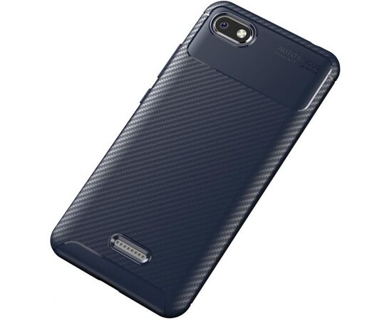 Придбати Чехол-накладка TOTO TPU Carbon Fiber 1,5mm Case Xiaomi Redmi 6A Dark Blue, image , зображення 2, характеристики, відгуки