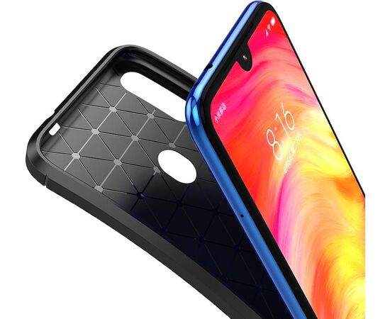 Придбати Чехол-накладка TOTO TPU Carbon Fiber 1,5mm Case Xiaomi Redmi Note 7/Note 7S/Note 7 Pro Black, image , зображення 8, характеристики, відгуки