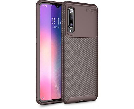 Придбати Чехол-накладка TOTO TPU Carbon Fiber 1,5mm Case Xiaomi Mi 9 Coffee, image , характеристики, відгуки