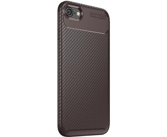 Придбати Чехол-накладка TOTO TPU Carbon Fiber 1,5mm Case Apple iPhone 7/8/SE 2020 Coffee, image , зображення 3, характеристики, відгуки