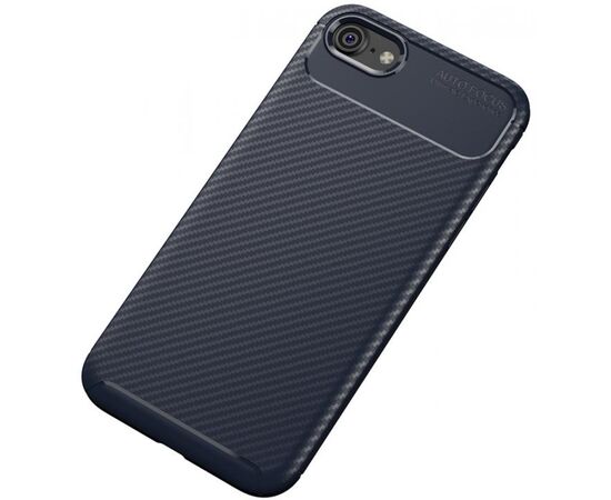 Придбати Чехол-накладка TOTO TPU Carbon Fiber 1,5mm Case Apple iPhone 7/8/SE 2020 Dark Blue, image , зображення 2, характеристики, відгуки