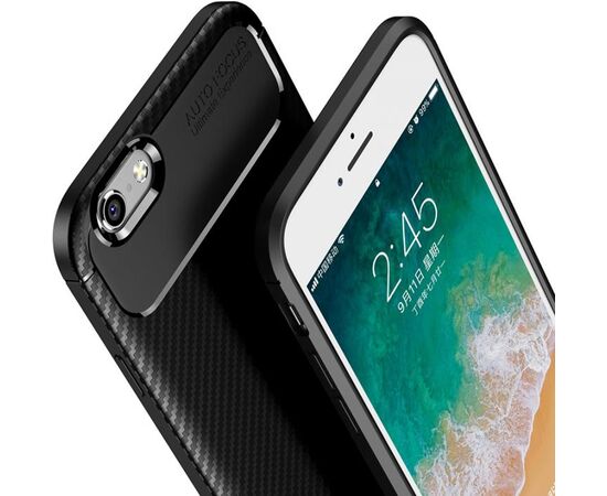 Придбати Чехол-накладка TOTO TPU Carbon Fiber 1,5mm Case Apple iPhone 6/6s Black, image , зображення 6, характеристики, відгуки