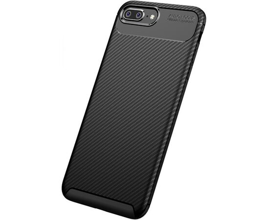 Придбати Чехол-накладка TOTO TPU Carbon Fiber 1,5mm Case Apple iPhone 7 Plus/8 Plus Black, image , характеристики, відгуки