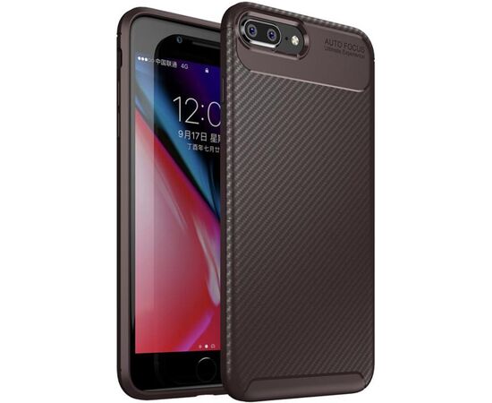 Купить Чехол-накладка TOTO TPU Carbon Fiber 1,5mm Case Apple iPhone 7 Plus/8 Plus Coffee, фото , характеристики, отзывы