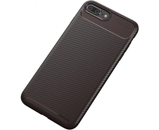 Купить Чехол-накладка TOTO TPU Carbon Fiber 1,5mm Case Apple iPhone 7 Plus/8 Plus Coffee, фото , изображение 2, характеристики, отзывы