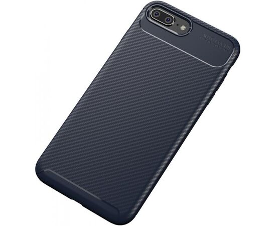 Купить Чехол-накладка TOTO TPU Carbon Fiber 1,5mm Case Apple iPhone 7 Plus/8 Plus Dark Blue, фото , изображение 2, характеристики, отзывы