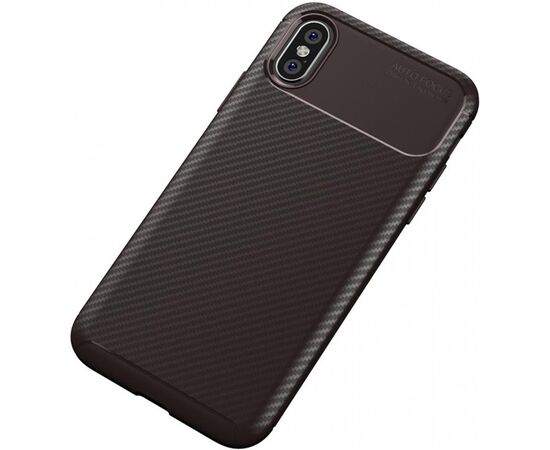 Купить Чехол-накладка TOTO TPU Carbon Fiber 1,5mm Case Apple iPhone X/XS Coffee, фото , изображение 3, характеристики, отзывы