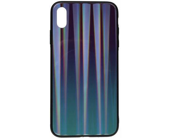 Придбати Чехол-накладка TOTO Aurora Print Glass Case Apple iPhone X/XS Blue, image , характеристики, відгуки