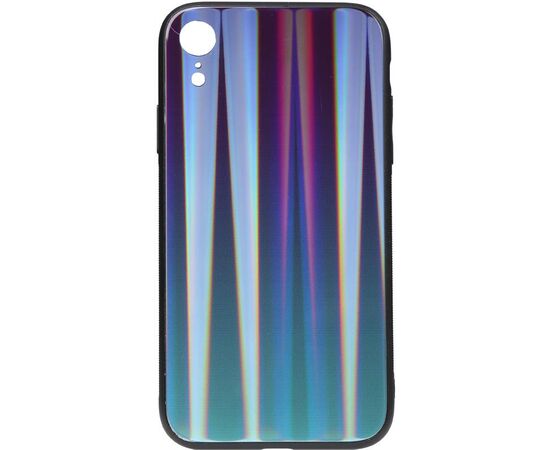 Придбати Чехол-накладка TOTO Aurora Print Glass Case Apple iPhone XR Blue, image , характеристики, відгуки