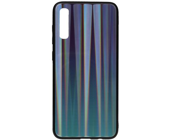 Придбати Чехол-накладка TOTO Aurora Print Glass Case Samsung Galaxy A70 Blue, image , характеристики, відгуки