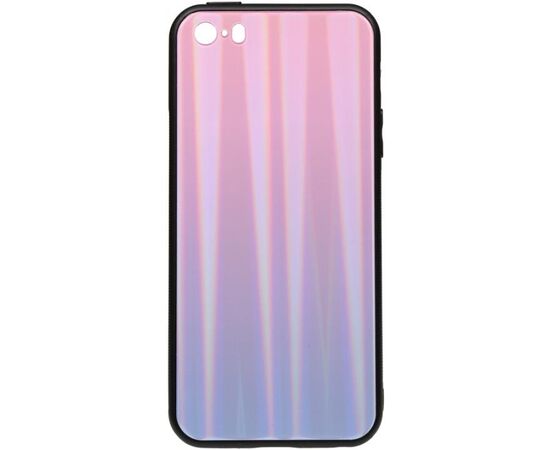 Придбати Чехол-накладка TOTO Aurora Print Glass Case Apple iPhone SE/5s/5 Lilac, image , характеристики, відгуки