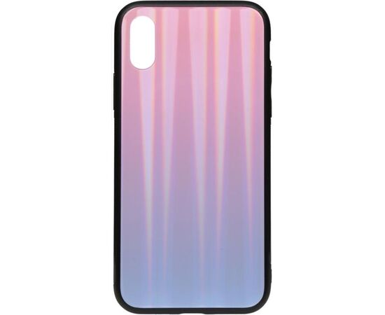 Придбати Чехол-накладка TOTO Aurora Print Glass Case Apple iPhone X/XS Lilac, image , характеристики, відгуки