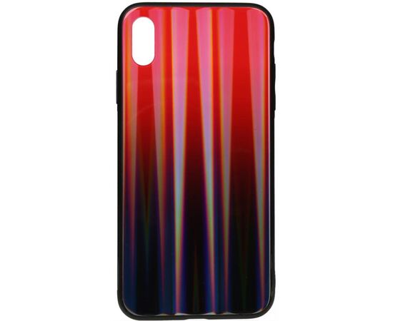 Придбати Чехол-накладка TOTO Aurora Print Glass Case Apple iPhone XS Max Red, image , характеристики, відгуки