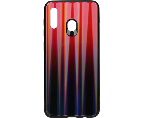 Придбати Чехол-накладка TOTO Aurora Print Glass Case Samsung Galaxy A20/A30 Red, image , характеристики, відгуки