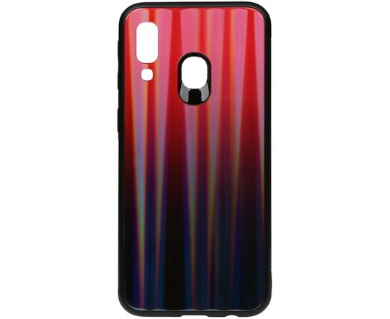 Придбати Чехол-накладка TOTO Aurora Print Glass Case Samsung Galaxy A40 Red, image , характеристики, відгуки