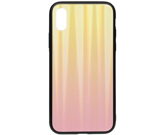 Придбати Чехол-накладка TOTO Aurora Print Glass Case Apple iPhone X/XS Pink, image , характеристики, відгуки