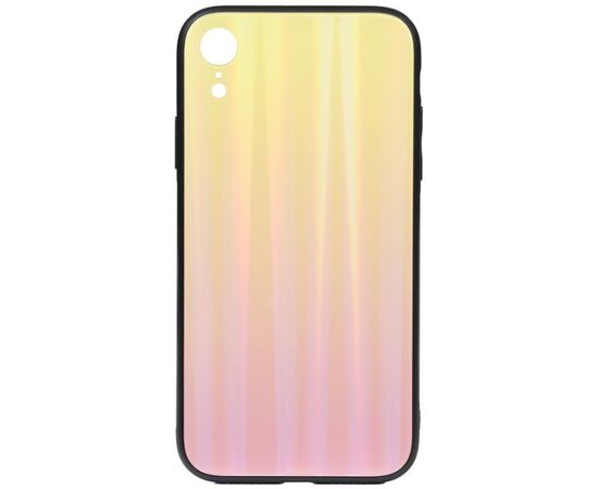 Придбати Чехол-накладка TOTO Aurora Print Glass Case Apple iPhone XR Pink, image , характеристики, відгуки