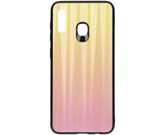 Придбати Чехол-накладка TOTO Aurora Print Glass Case Samsung Galaxy A20/A30 Pink, image , характеристики, відгуки