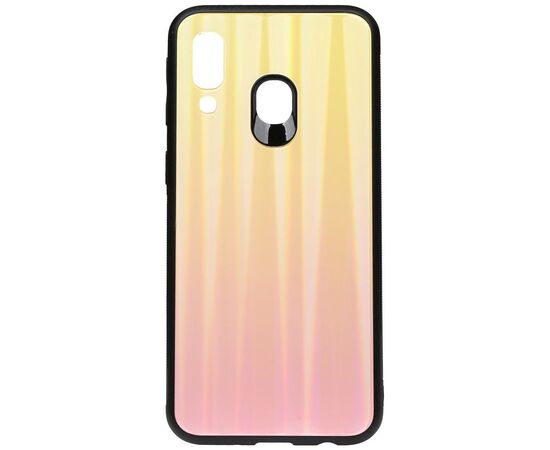 Придбати Чехол-накладка TOTO Aurora Print Glass Case Samsung Galaxy A40 Pink, image , характеристики, відгуки