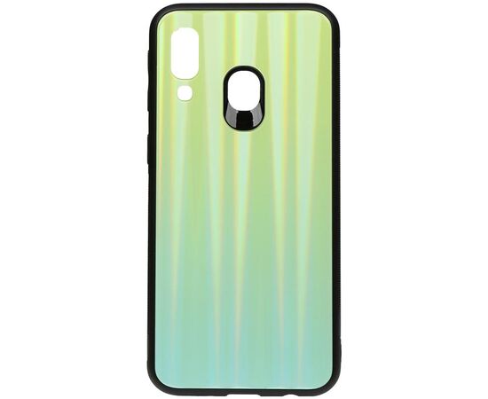 Купить Чехол-накладка TOTO Aurora Print Glass Case Samsung Galaxy A40 Green, фото , характеристики, отзывы